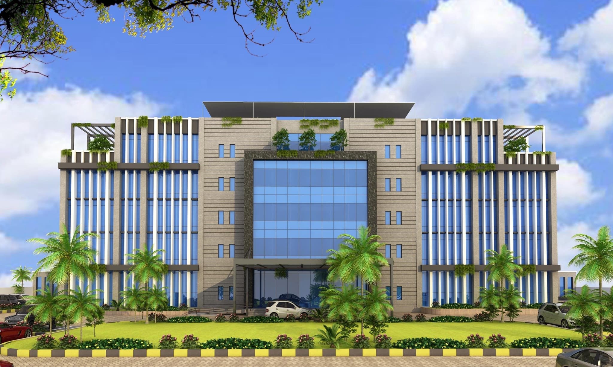 Office Complex at Port Qasim Authority, Karachi, Port Qasim, Karachi — view 2
