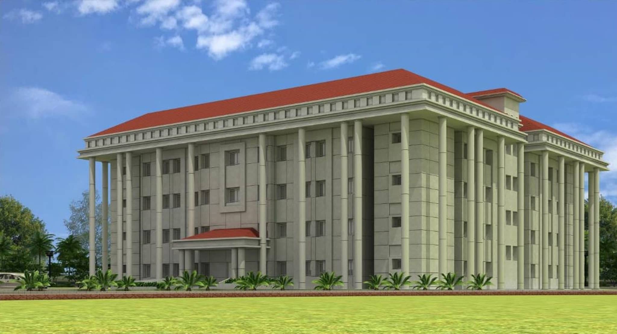 The cadets block — architect's render 200 Cadets Block at PNS Rahbar, Manora, Manora, Karachi